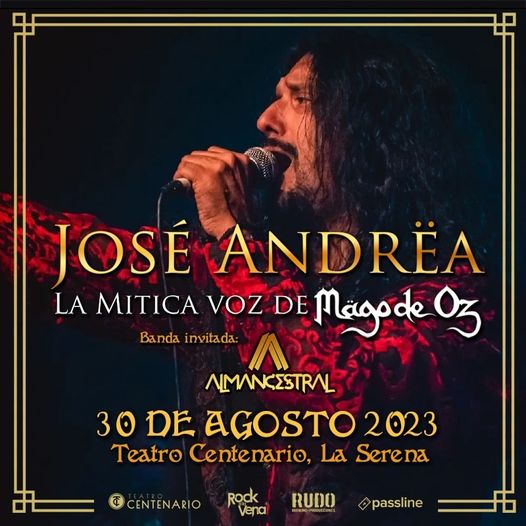 Concierto José Andrëa "mago de oz" La Serena Sernatur Región de