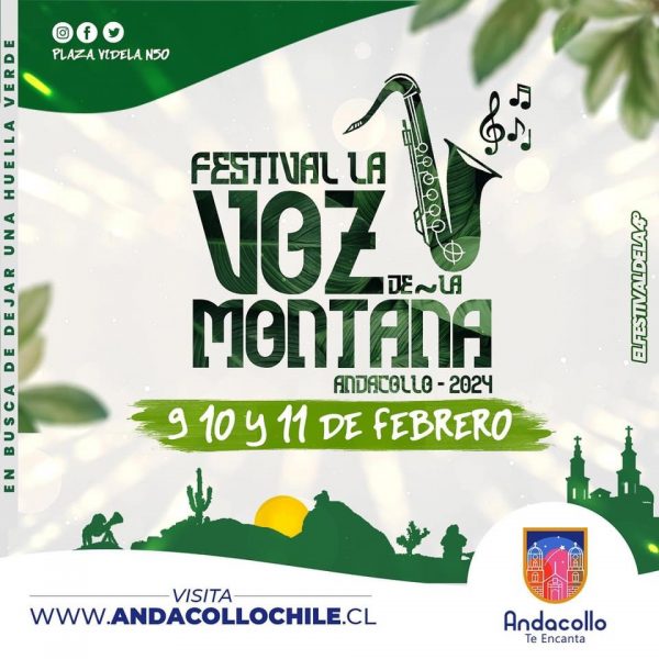 Festival la Voz de La Montaña Andacollo Sernatur Región de